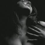 Monochrome Photo of Sensual Woman
